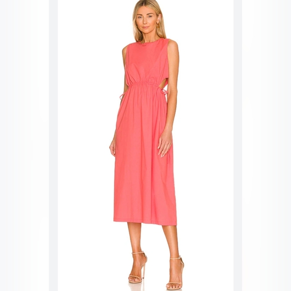 Rails Yvette Cutout Dress Spiced Coral NWOT - Picture 1 of 11